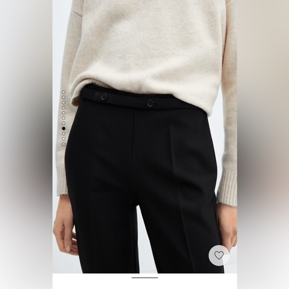 MANGO - black trouser - Picture 3 of 4